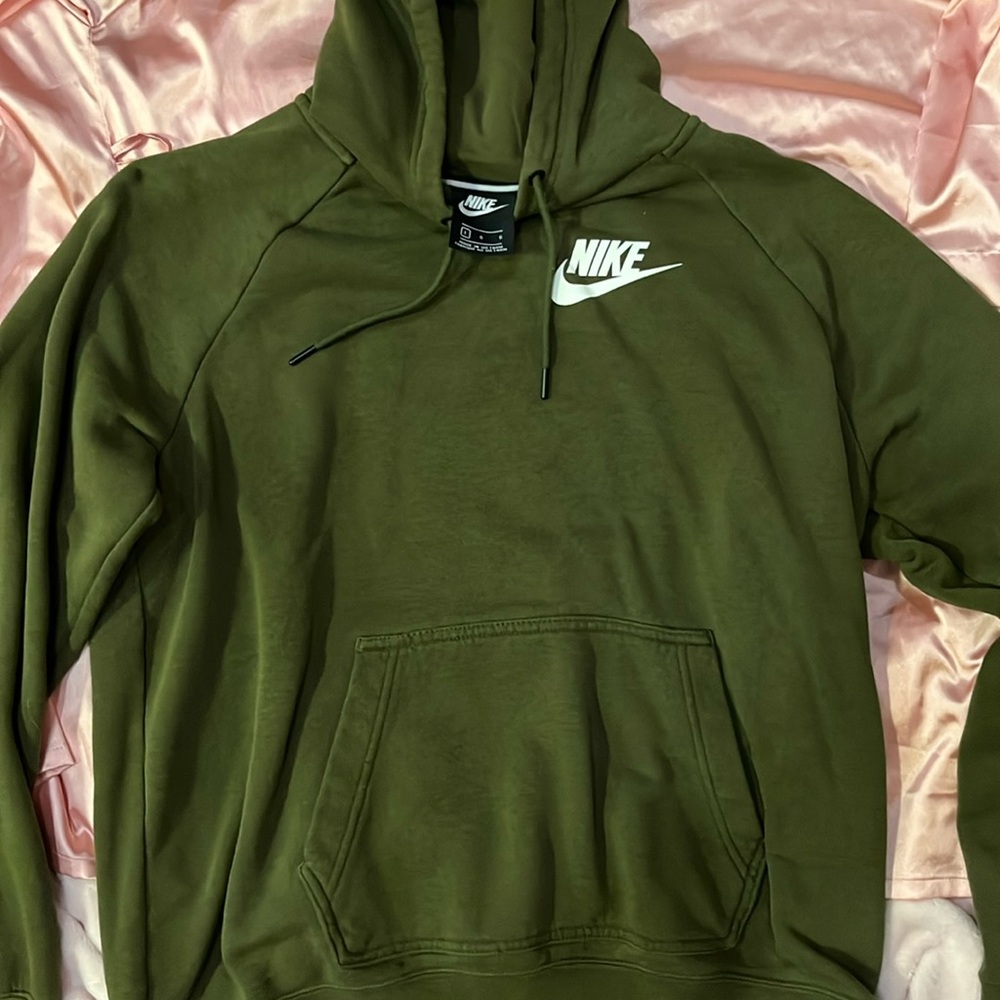 Dark green Nike hoodie